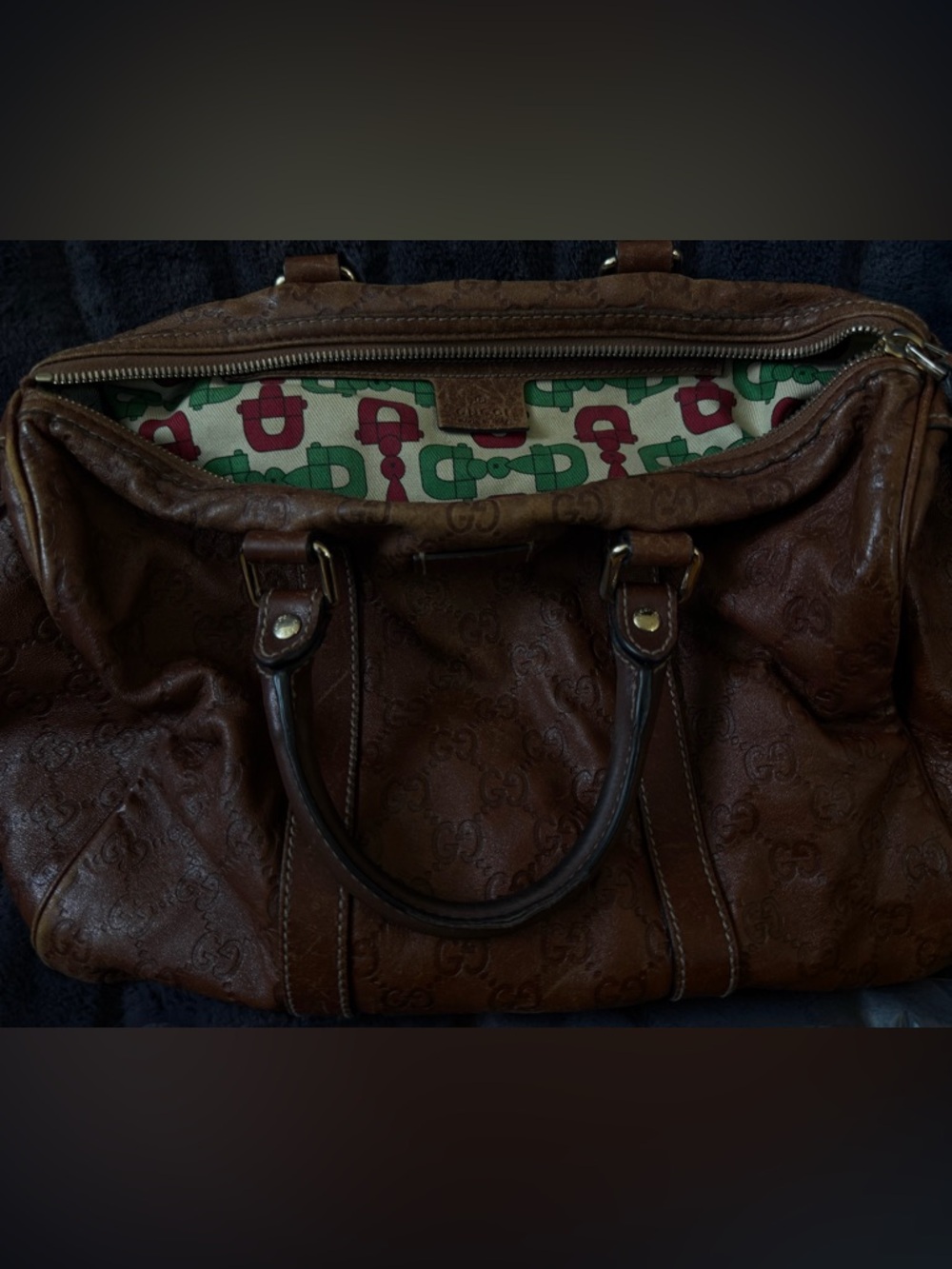 Gucci Guccissima Joy Boston Bag - Picture 6 of 11